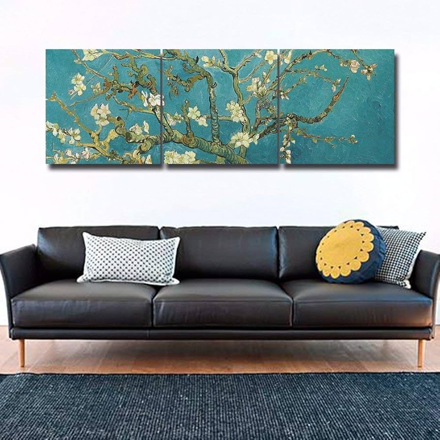 Amazon.co.jp: アートパネル「Almond Blossoms」「杏」「花咲く